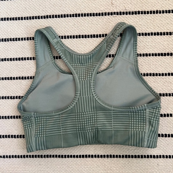 NIKE Swoosh Bra, Medium Support, Padded, Racerback, Sage Green, Size S - Picture 5 of 8